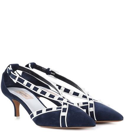Valentino Valentino Garavani Free Rockstud 55 Suede Pumps
