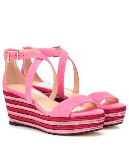 Fendi Portia 70 Wedge Sandals