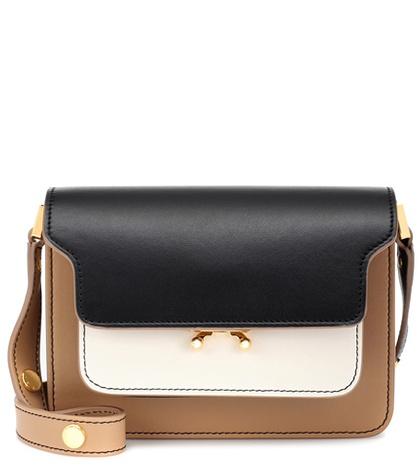 Balenciaga Trunk Leather Shoulder Bag