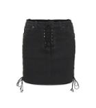 Unravel Denim Miniskirt
