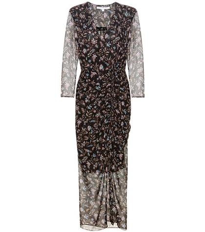 Veronica Beard Printed Silk Dress
