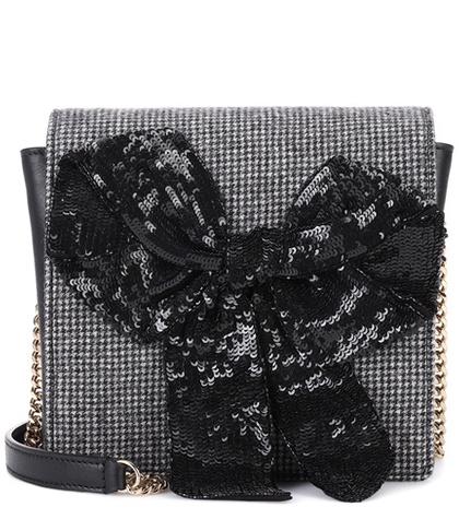 Miu Miu Exclusive To Mytheresa.com – Embellished Leather Shoulder Bag