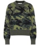 Proenza Schouler Pswl Camouflage Wool-blend Sweater