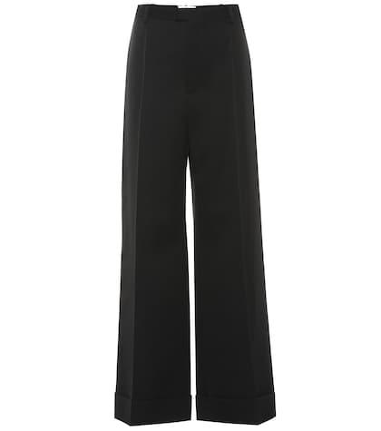 Maison Margiela Wool Wide-leg Trousers