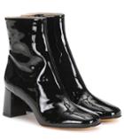 Maryam Nassir Zadeh Agnes Patent Leather Ankle Boots