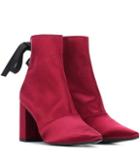 Zimmermann X Robert Clergerie Karlis Satin Ankle Boots