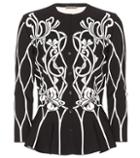 Alexander Mcqueen Floral Knit Cardigan