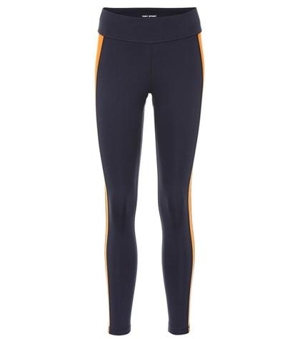 Tory Sport Colorblock Mid-rise Leggings