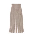 Chlo Pleated Wool And Silk Skirt