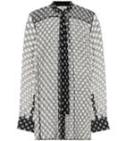 Alexander Mcqueen Polka-dotted Silk Top