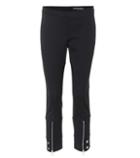 Alexander Mcqueen Cropped Zip-cuff Skinny Trousers