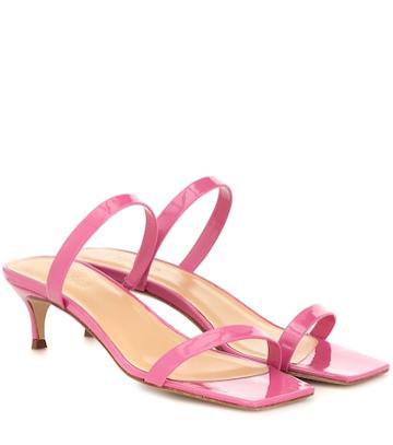 By Far Thalia Patent Leather Sandals