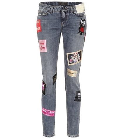 Dolce & Gabbana Cropped Mid-rise Skinny Jeans