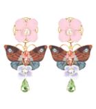 Dolce & Gabbana Crystal And Leather-embellished Clip-on Earrings