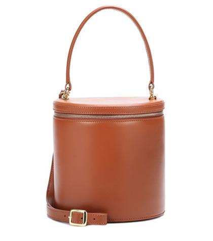 Camilla Vitti Leather Bucket Bag