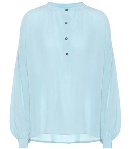 Stuart Weitzman Kilda Silk Blouse