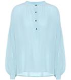Stuart Weitzman Kilda Silk Blouse