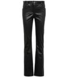 Versace High-rise Straight Satin Pants