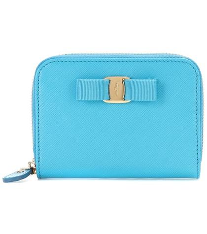 Salvatore Ferragamo Vara Coin Case Leather Wallet