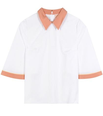Roksanda Demi Cotton And Silk Top
