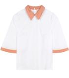Roksanda Demi Cotton And Silk Top