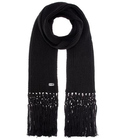 Christian Louboutin Ribbed Wool Scarf