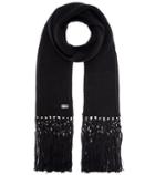 Christian Louboutin Ribbed Wool Scarf