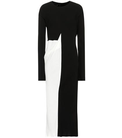 Haider Ackermann Two-tone Midi Dress