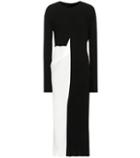 Haider Ackermann Two-tone Midi Dress