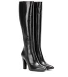 Saint Laurent Lily 95 Leather Knee-high Boots