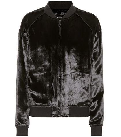 J Brand Velvet Bomber Jacket