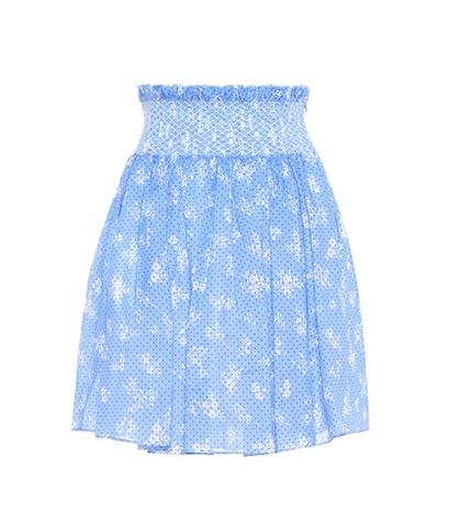 Miu Miu Floral-printed Skirt