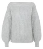 Nike Mohair-blend Off-the-shoulder Sweater