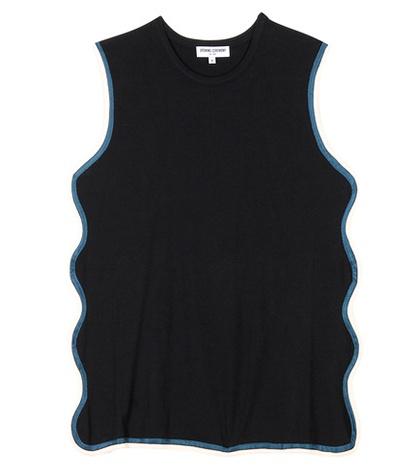 Opening Ceremony Scalloped Cotton Tank Top