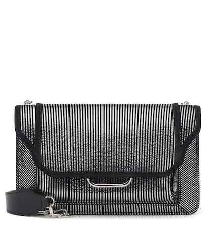 Isabel Marant Skamy Leather And Suede Shoulder Bag