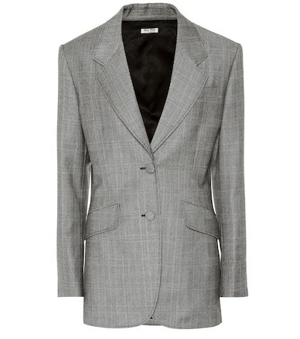 Miu Miu Houndstooth Wool Blazer