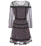 Diane Von Furstenberg Jamie Lace-trimmed Printed Silk Dress