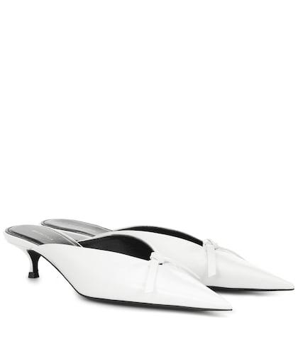 Bottega Veneta Knife Patent Leather Mules