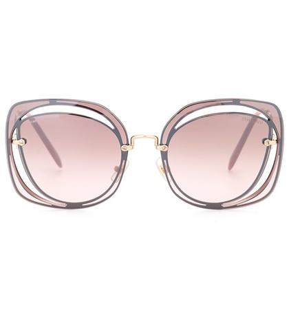 Miu Miu Cut-out Sunglasses