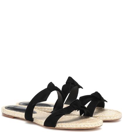 Alexandre Birman Clarita Suede Sandals