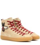 Gucci Suede High-top Sneakers