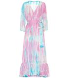 Anna Kosturova Exclusive To Mytheresa – Tie-dye Silk Midi Dress