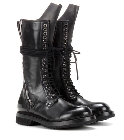Nicholas Kirkwood Leather Combat Boots