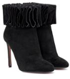 Gianvito Rossi Alexandra 105 Suede Ankle Boots
