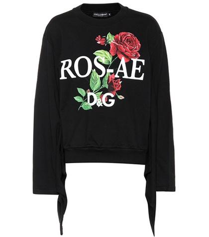 Rochas Printed Cotton-jersey Sweater