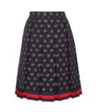Gucci Pleated A-line Skirt