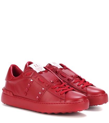 Valentino Garavani Valentino Garavani Rockstud Untitled Leather Sneakers