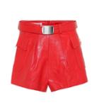 Philosophy Di Lorenzo Serafini Leather Shorts