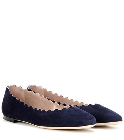 Frame Lauren Suede Ballerinas