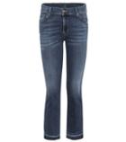 7 For All Mankind The Ankle Flare Cropped Jeans